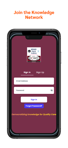 Android application NIMHANS ECHO screenshort