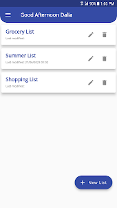 Shopping Cart - Smart List