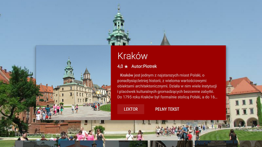 Turystyka w Polsce Android TV Screen 3