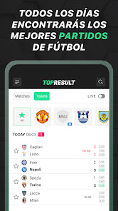캡처 5 TopResult: fútbol resultados android