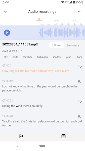 AI Recorder - speech to text