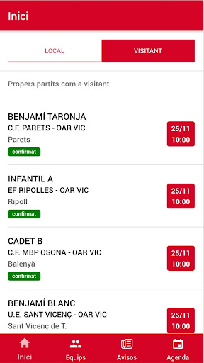 Android application Sóc de l'OAR screenshort