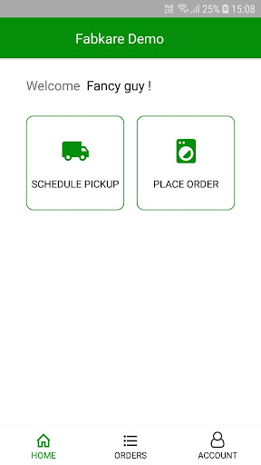 Fabklean Consumer App Screen 2