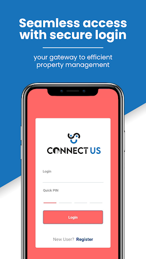 Android application Connect US screenshort