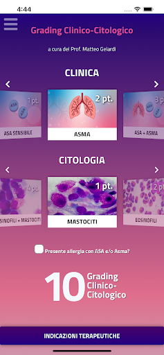 Android application Poliposi Nasale screenshort