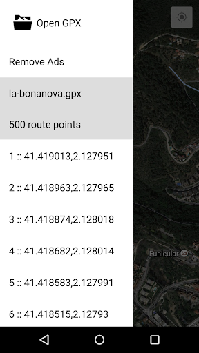 ARA GPX Viewer Screen 3