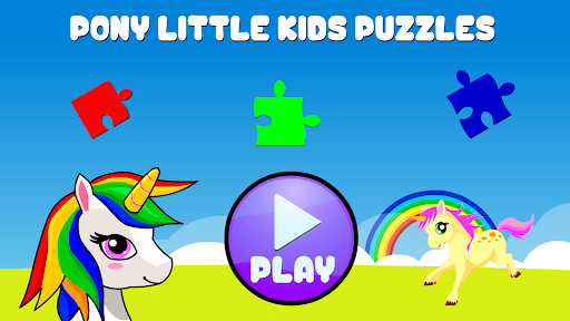 Android application Pony Little Kids Puzzles screenshort