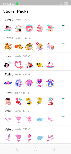 Lovely Stickers Screen 3