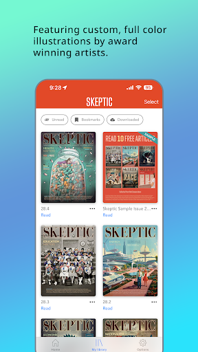 Screenshot of Skeptic Magazine