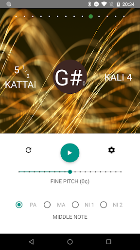 Android application Dhwani Tanpura screenshort
