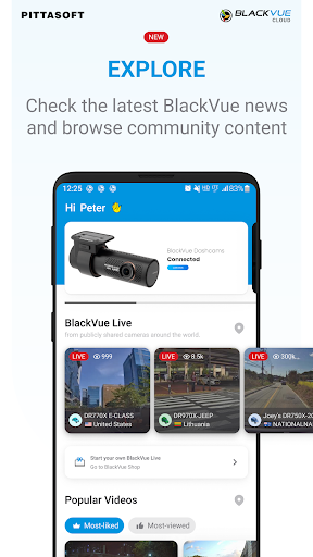 Screenshot of BlackVue