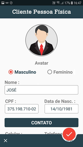 Cadastro de Clientes Screenshot 4 - AppWisp.com
