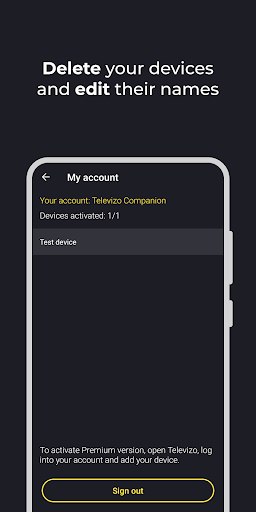 Televizo Companion Screen 3