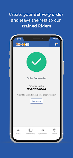 Send Me: E-commerce & Delivery Screen 3