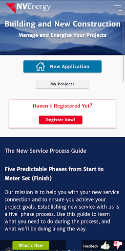 Android application NV Energy Construction Portal screenshort