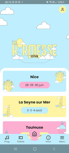 Android application La Kermesse Festival 2024 screenshort