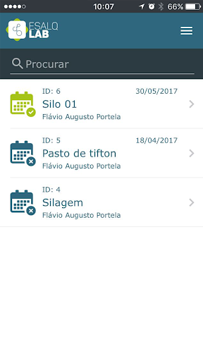 Android application ESALQLab screenshort
