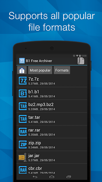 B1 Archiver zip rar unzip 1.0.0132 APK + Mod (Unlimited money) untuk android