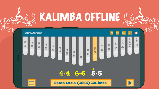 Kalimba App With Songs Numbers