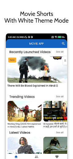 Android application Movie Shorts ( Movies/Series ) screenshort
