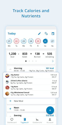 Calorie Counter - Fddb Extender 4.1.7-gms Screenshots 2