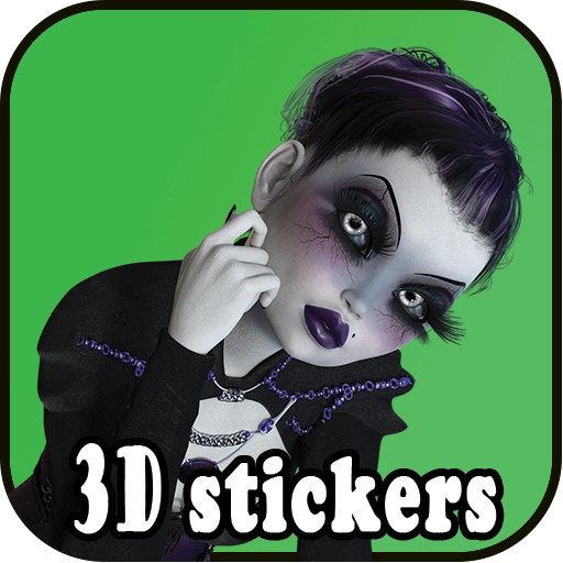3D WASticker stickers logo