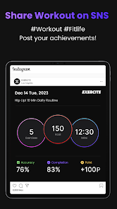 Screenshot 24 Exercite - HomeWorkout with AI android