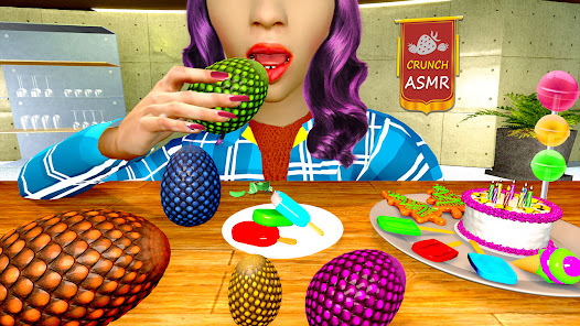 Crunchy ASMR Food Eating Sound apklade screenshots 1