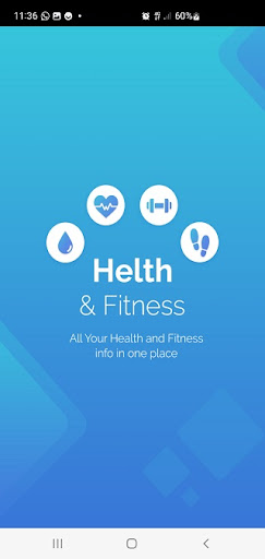 Android application Health Calculator screenshort