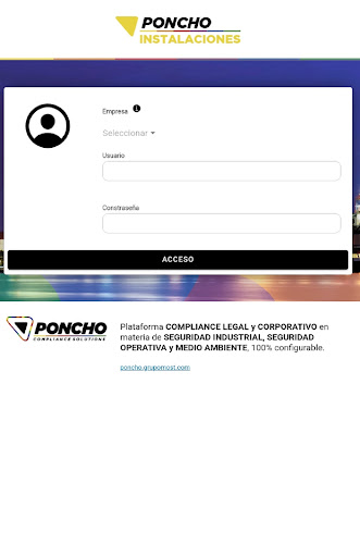 Android application PONCHO INSTALACIONES screenshort