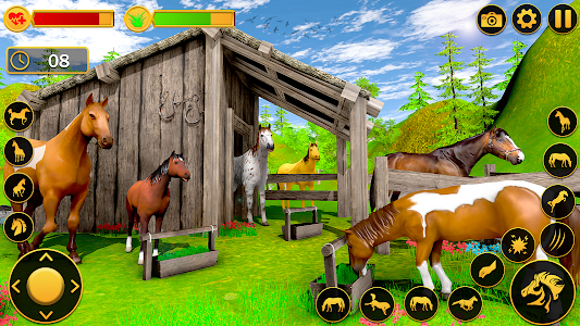 Wild Horse Simulator Family 3D Unknown