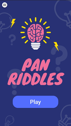 Android application Pan Riddles - Brain Teasers screenshort