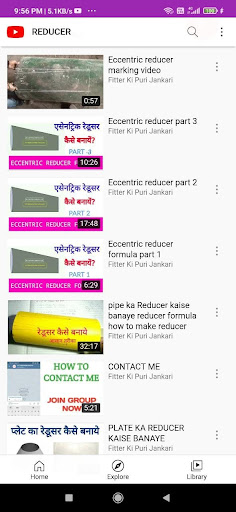 Android application fitter ki puri jankari videos screenshort