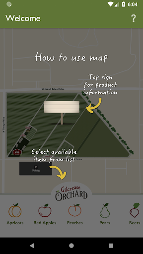 Android application Gilcrease Orchard screenshort