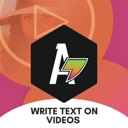 Add Text to Video  Icon