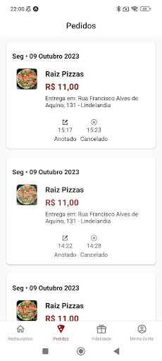 Le Garçon Delivery Screen 2
