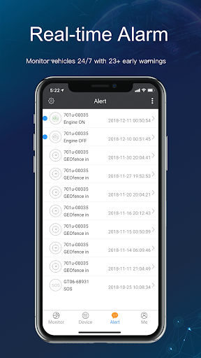 Screenshot of iTrack - GPS Tracking System