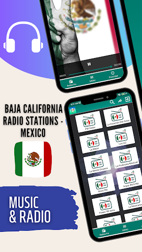 Android application Radio Baja California: Live screenshort