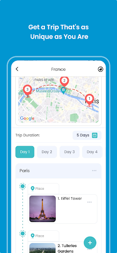 Android application TripTrop: Trip Travel Planner screenshort