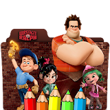 coloring wreck it ralph for fans icon