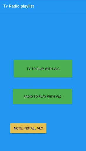 Tv Radio playlist Screen 3
