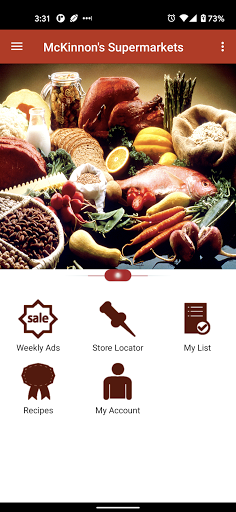 Android application McKinnon's Supermarkets screenshort