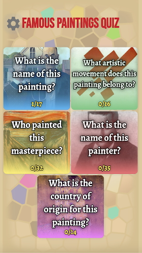 Famous Paintings Quiz screenshot 14