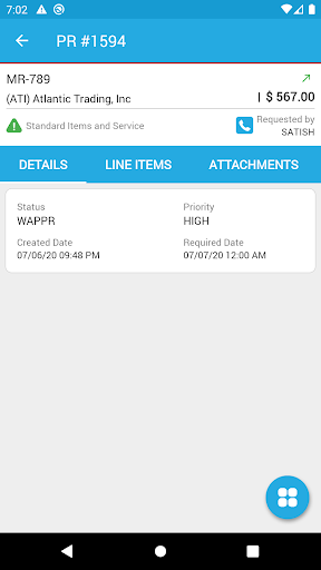 EAM360 Manager App for Maximo Screen 3