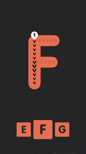 Letter Tracing Screen 3