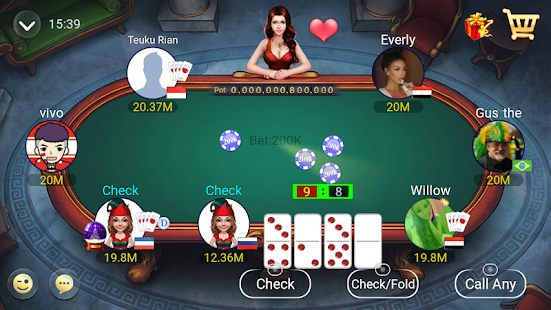 Domino Rummy Poker Sibo Slot Hilo QiuQiu 99 Gaple 2.0.4 Screenshots 14