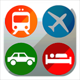 Train.Avia tickets.Carpooling icon