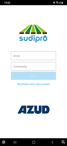 Android application AZUD SUDIPRO screenshort