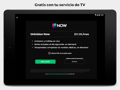 Univision Now: Univision y UniMás sin cable Screenshot