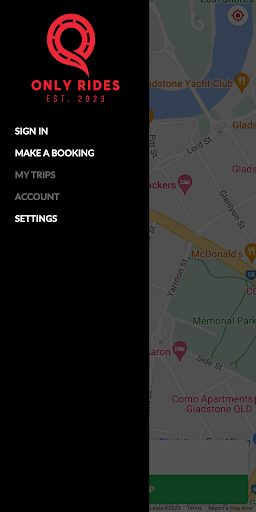 Android application ONLY RIDES screenshort